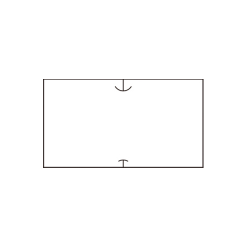 サトー　キョウツウ－１キョウネン　ハンドラベラーラベル強粘共通－１白無地