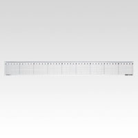 クラウン　ＣＲ－ＨＲ４５Ｒ　方眼直定規　再生ペット製