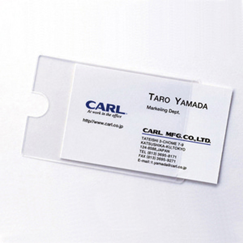 カール　ＣＬ－６０　名刺ポケット縦開き（１０枚）