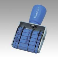 シヤチハタ　ＮＦＢ－４Ｍ　欧文トビ日付　４号　明朝体