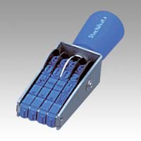 シヤチハタ　ＣＦ－４１Ｍ　欧文４連　１号　明朝体