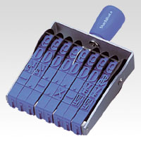 シヤチハタ　ＣＦ－８２Ｍ　欧文８連　２号　明朝体