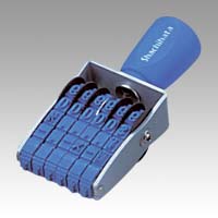 シヤチハタ　ＣＦ－６２Ｍ　欧文６連　２号　明朝体