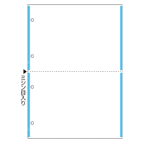 ヒサゴ　ＦＳＣＦ２２０５　Ａ４ＮＣブルーライン２面４穴