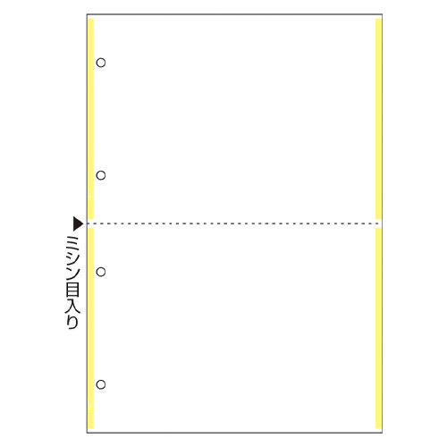 ヒサゴ　ＦＳＣＦ２２０６　Ａ４ＮＣイエローライン２面４穴
