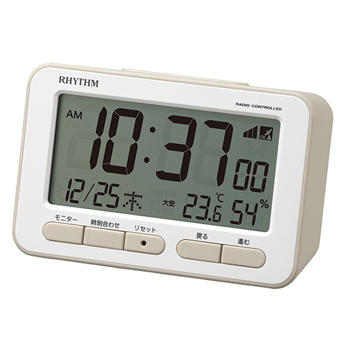 リズム　８ＲＺ２３４ＳＲ３８　置時計　フィットウェーブＤ２３４