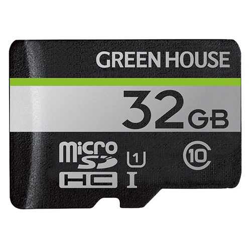 グリーンハウス　ＧＨ－ＳＤＭ－ＵＡ３２Ｇ　ｍｉｃｒｏＳＤＨＣカードクラス１０　３２