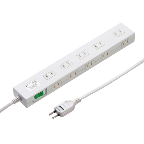 サンワサプライ　ＴＡＰ－ＳＰ２１１０Ｎ－１Ｗ　雷ガードタップ　１ｍ