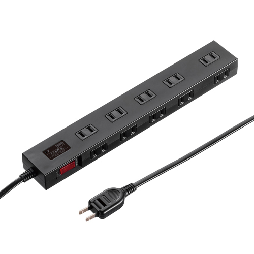 サンワサプライ　ＴＡＰ－ＳＰ２１１０Ｎ－３ＢＫ　雷ガードタップ　３ｍ