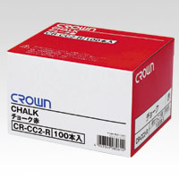 クラウン　ＣＲ－ＣＣ２－Ｒ　チョーク１００本入　赤