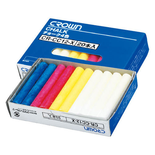 クラウン　ＣＲ－ＣＣ１２－Ｘ　チョーク２０本入　色込
