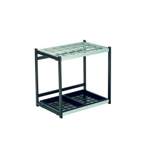 テラモト　ＵＢ－２８０－２２４－０　折りたたみ式傘立　Ａ型２４本立