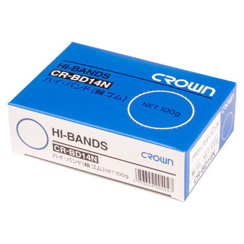 クラウン　ＣＲ－ＢＤ１４Ｎ－ＡＭ　ハイバンド（輪ゴム）箱入　１００ｇ