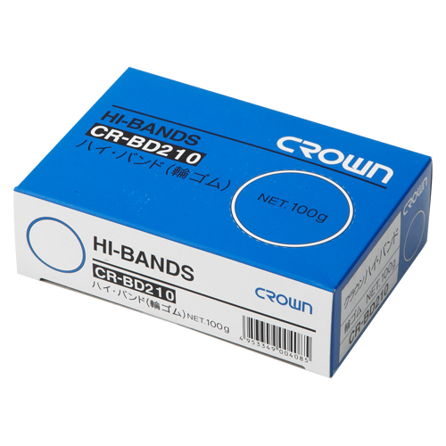 クラウン　ＣＲ－ＢＤ２１０－ＡＭ　ハイバンド（輪ゴム）箱入　１００ｇ