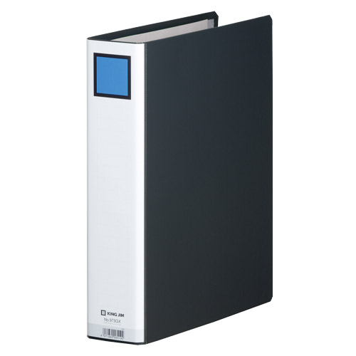 キングジム　９７５ＧＸ－ＢＫ　キングファイルＧ　Ａ４Ｓ　黒