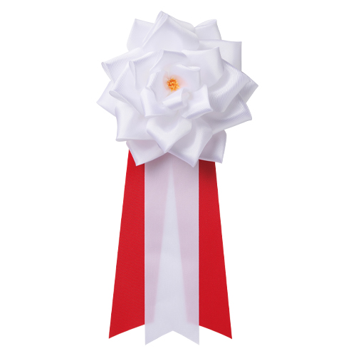 ホルベイン　１４０００００９　記章　ＨＫ－０３Ｗ　バラ（大）　白