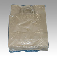 シモジマ　３２５１０００　手提袋　丸紐　クラフト　縦３１０