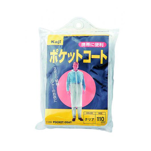 カンセン　＃１２２２　ポケットコート　クリア