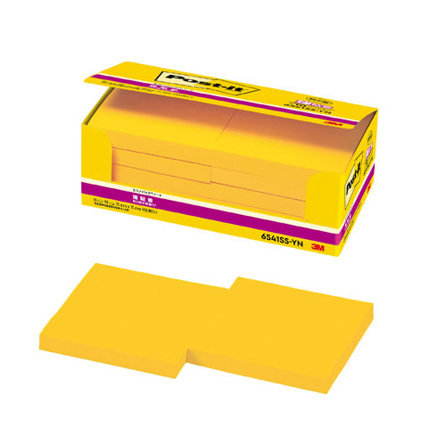 スリーエム　６５４１ＳＳ－ＹＮ　ポスト・イット　強粘着ノート