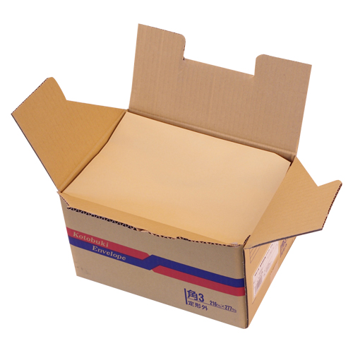 寿堂　００５８２　森林認証紙封筒５００枚入業務用　角３