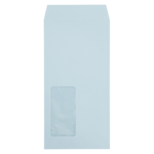 寿堂　０３２２９　マド付封筒長３ハーフトーンカラーブルー