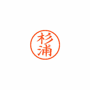 シヤチハタ　ＸＬ－６　１３１７　スギウラ　ネーム６　既製　１３１７　杉浦