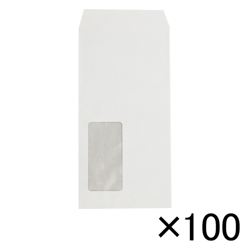 寿堂　３１５２０　マド付封筒長３ハーフトーン９９透けない白