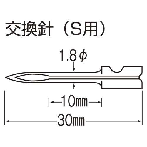 バノック　Ｎ－１　バノック交換針　繊維用