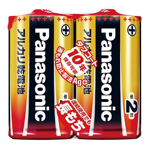 パナソニック　ＬＲ１４ＸＪ／２ＳＥ　アルカリ電池　単２　２個エルフシュリンク