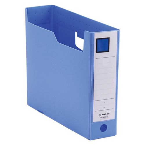 キングジム　４６３１Ｎ－Ｂ　ＧボックスＰＰ　Ａ４横　綴厚７．５ｃｍ青