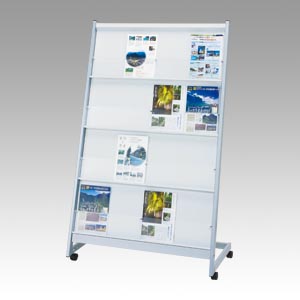 エヌケイ　ＫＰＡ－Ａ４１６　パンフレットスタンド　アクリル４段タイプ