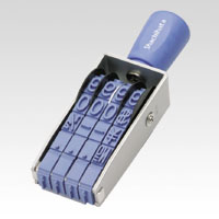 シヤチハタ　ＣＦ－４０Ｇ　回転ゴム印　欧文４連初号ゴシック