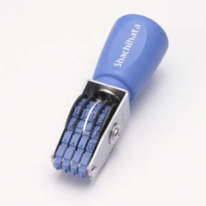 シヤチハタ　ＣＦ－４５Ｇ　回転ゴム印　欧文４連５号ゴシック