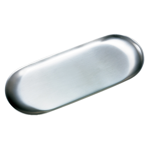 オープン　ＫＮ－４００　小判型ステンレストレー　大