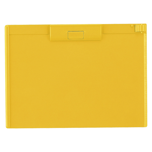 リヒトラブ　Ａ－９８７Ｕ－５　クリップボードＡ４Ｓ　黄