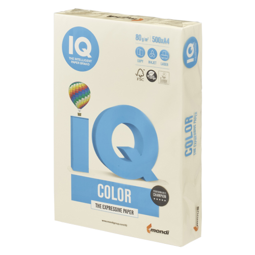 伊東屋　ＢＴ５３０　バニラ　バイオトップカラーＡ４　８０ｇ　５００枚