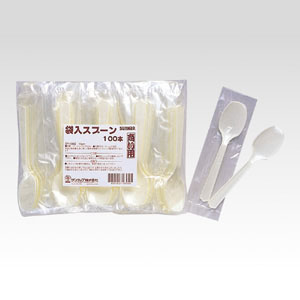 サンナップ　ＳＰ－１００Ｇ　袋入スプーン　（１００本入）