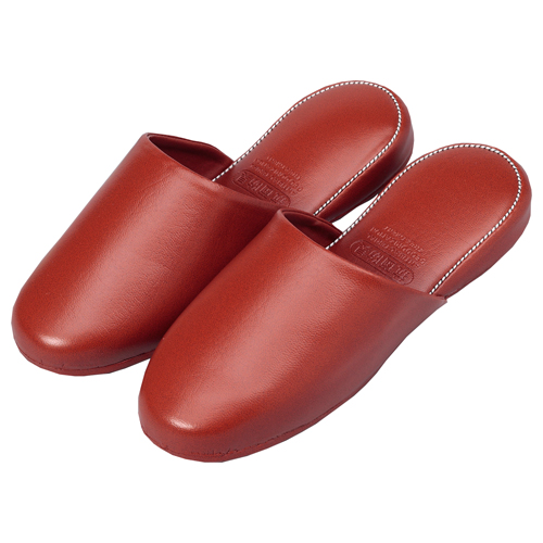 ホリアキ　００２２パイピング　チャ　スリッパ　パイピング