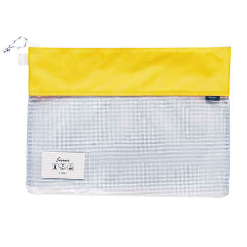 セキセイ　ＡＺ－２３２８－５０　イエロー　セグレスメッシュケースＢ４　イエロー