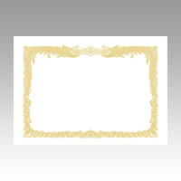 ササガワ　１０－１０５０　ＯＡ賞状用紙　白　Ｂ５判縦書用