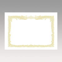 ササガワ　１０－１０７０　ＯＡ賞状用紙　白　Ｂ４判縦書用