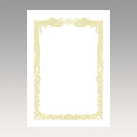 ササガワ　１０－１０７１　ＯＡ賞状用紙　白　Ｂ４判横書用