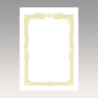 ササガワ　１０－１０８１　ＯＡ賞状用紙　白　Ａ３判横書用