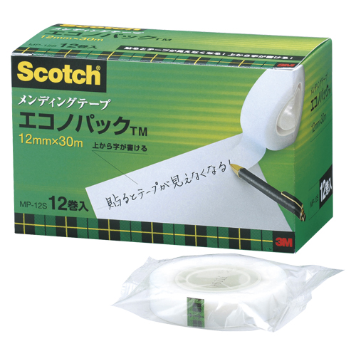 スリーエム　ＭＰ－１２Ｓ　メンディングテープエコノパック　１２巻入