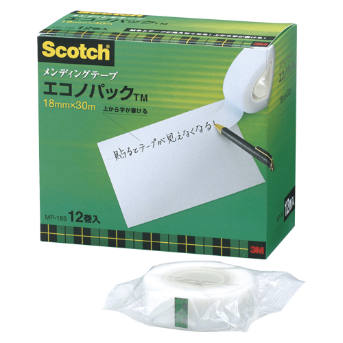スリーエム　ＭＰ－１８Ｓ　メンディングテープエコノパック　１２巻入