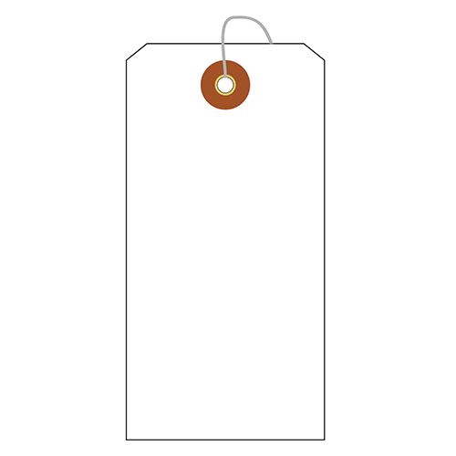 ササガワ　２５－１７０　荷札　布・白　防水加工仕上