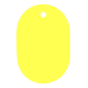 クラウン　ＣＲ－ＢＧ３０－Ｙ　番号札　無地〔小１００枚〕　黄