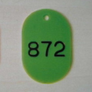 クラウン　ＣＲ－ＢＧ４８－Ｇ　番号札　欠番〔大〕　緑