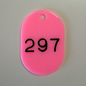 クラウン　ＣＲ－ＢＧ４８－ＰＩ　番号札　欠番〔大〕　桃