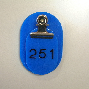 クラウン　ＣＲ－ＯＹ８０－ＢＬ　親子札　欠番　２枚１組　青